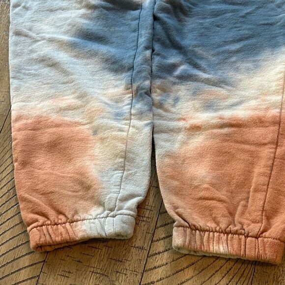 Tiny Whales 🐳 Tie-Dye Jogger 🏃 Pants Pockets Drawstring Aviator Nation Look 👀 - Picture 6 of 17
